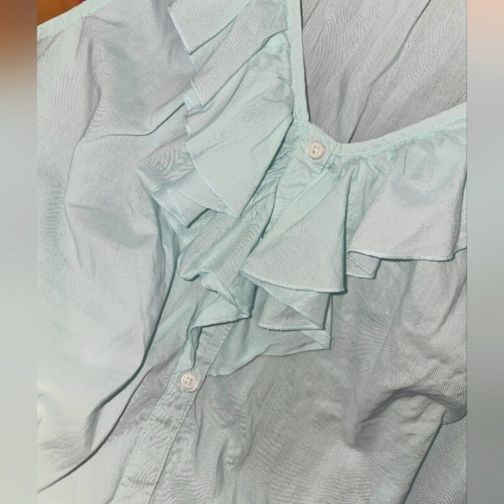 🟢Loft L Sleveless Blouse💙